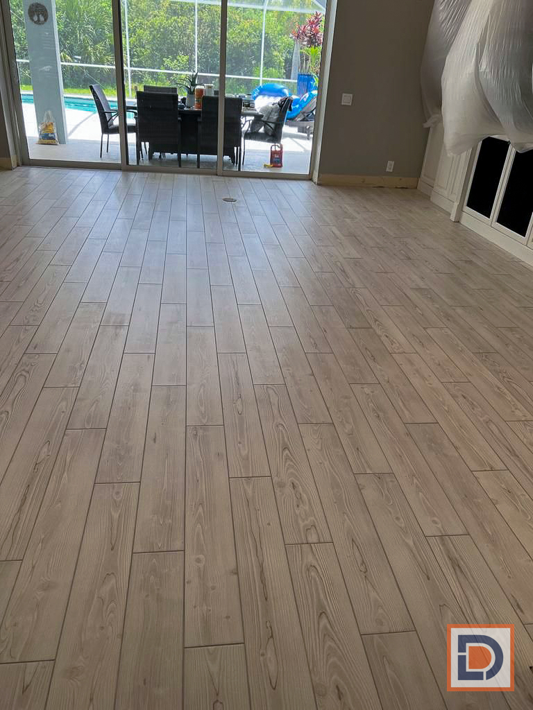 Porcelain tile floor Lakewood Ranch