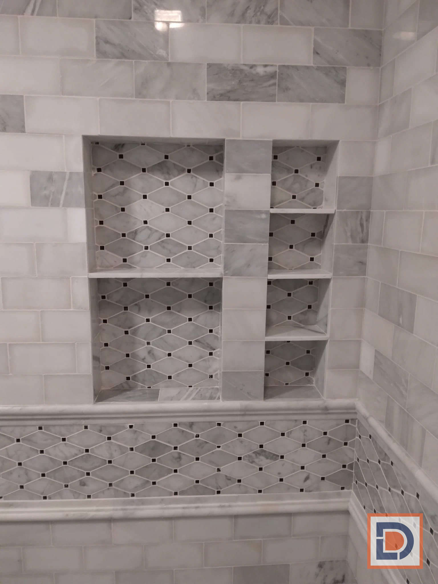 Tile installation project near Parrish FL
